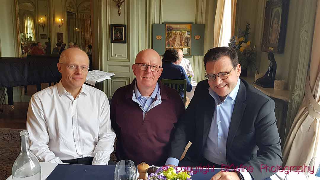 Stefan Norberg, Per Karlsson, Fabrice Teboul, the three organisers of Lunch at the Circle