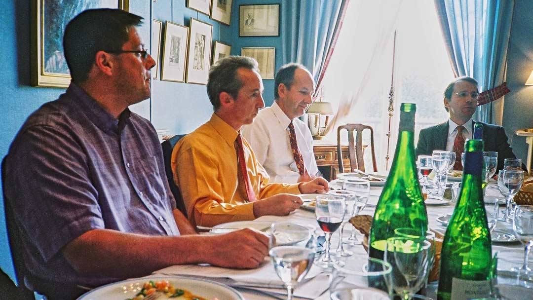 One of the first Lunch at the Circle event on April 23 2003