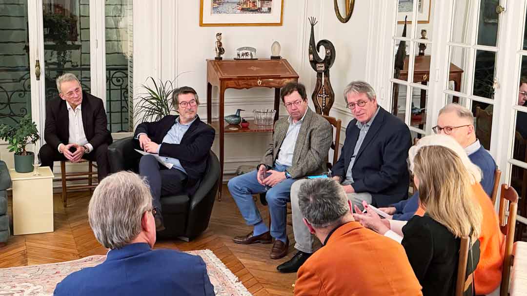 Hervé de Villers at Lunch at the Circle